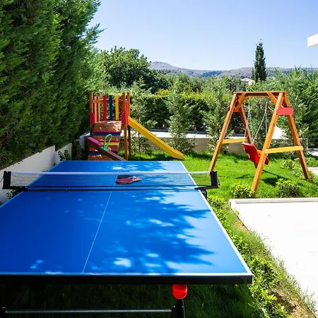 Villa Vasilios Villa, With Pool, Gym & Close To Beach, By Thinkvilla Loutra (Crete)